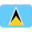 flag, St Lucia